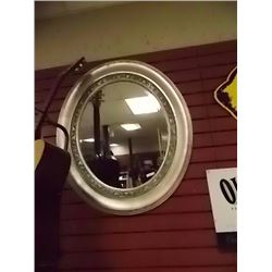 GUILDED FRAMED MIRROR - OVAL