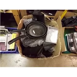 BOX OF PLASTIC STORE DISPLAYS