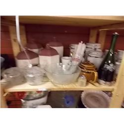 SHELF - CANASTERS, BOWLS & MORE