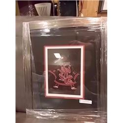 FRAMED RICHARD SHORTY PRINT - SIGNED - WOLF DANCER