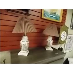 PORCELEIN TABLE LAMPS - 2 TTL