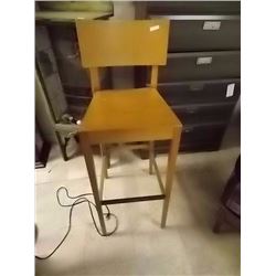 TEAK BAR CHAIR