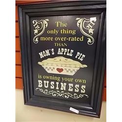 MOM'S APPLE PIE SIGN