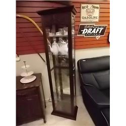 MAHOGANY CURIO CABINET