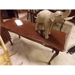 MAHOGANY HALL / SOFA TABLE - 2 DRAWER