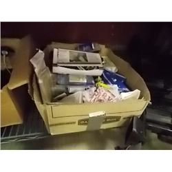 BOX OF NEW ELECTRIC PLUGS