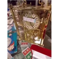 HEIRLOOM BRASS ANIVERSARY CLOCK