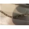 Image 2 : BRACELET - 6.84 CTW (12) OVAL FACETED WHITE TOPAZ & ROUND FACETED DIAMOND IN STERLING SILVER INFINIT