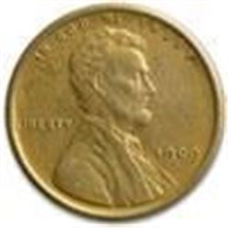 1909 VDB Lincoln Cent AU
