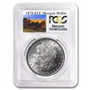 Image 1 : 1878 8 TF RARE Stage Coach Series Morgan Silver Dollar BU PCGS