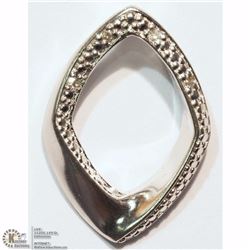 STERLING SILVER DIAMOND PENDANT