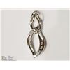 Image 2 : STERLING SILVER 4 DIAMOND PENDANT