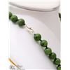 Image 2 : ST SILVER BRITISH COLOMBIA NEPHRITE JADE NECKLACE