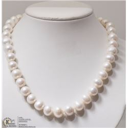 STERLING SILVER FRESHWATER PEARL NECKLACE