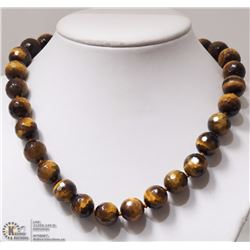 STERLING SILVER TIGER EYE NECKLACE