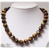 Image 1 : STERLING SILVER TIGER EYE NECKLACE