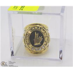 1991 TEAM CANADA CANADA CUP RING REPLICA