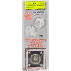 1983 EDMONTON OILERS 99 WAYNE GRETZKY COIN