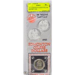 1983 EDMONTON OILERS 99 WAYNE GRETZKY COIN