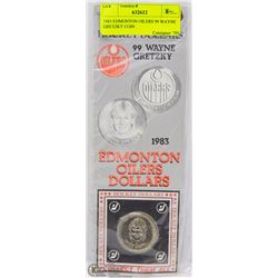 1983 EDMONTON OILERS 99 WAYNE GRETZKY COIN