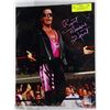 Image 1 : WWF BRETT THE HITMAN HART SIGNED PHOTO W/COA