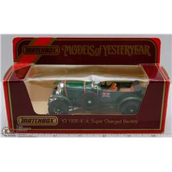 MATCHBOX 1930 BENTLY CAR DIE CAST CAR