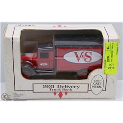1:25 DIE CAST 1931 DELIVERY TRUCK V & S BANK