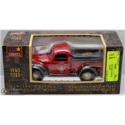 1:25 DIE CAST 1940 FORD PICKUP CANADIAN TIRE BANK