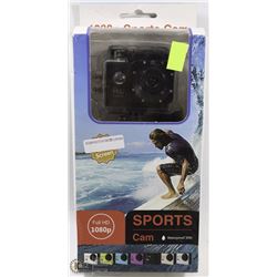 NEW 1080P SPORTS ACTION CAM WITH MOUNTS