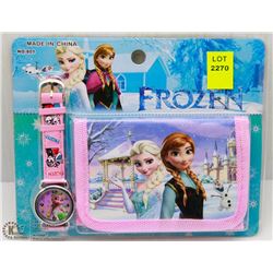 DISNEY FROZEN WATCH AND WALLET COMBO