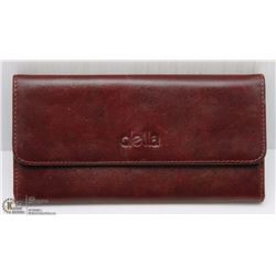 NEW DELLA DESIGN QUALITY LEATHER LADIES WALLET