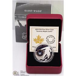 RCM 2015 $10 FINE SILVER COIN-TORONTO MAPLE