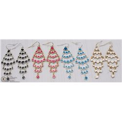 LOT OF FOUR NEW PAIRS OF FASHION EARRINGS