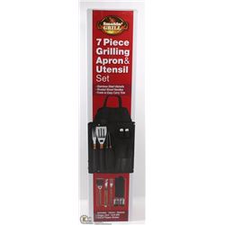 SMOKING' GRILL 7-PC GRILLING APRON &
