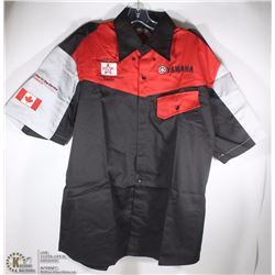 NEW YAMAHA GOLF SHIRT - RED/BLACK - SIZE L