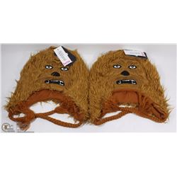 LOT OF 2 NEW CHEWBACCA HATS