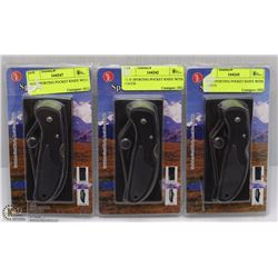 LOT WITH THREE NEW SPORTING PICKET KNIVES WITH