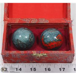 CHINESE MUSICAL BOADING BALLS WITH CASE