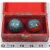 Image 1 : CHINESE MUSICAL BOADING BALLS WITH CASE