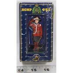 METAL RCMP STATUE