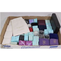 FLAT OF JEWELRY BOXES