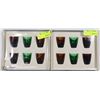Image 1 : LOT OF 12 SHOT GLASSES MADE IN FRANCE