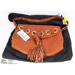 NEW GENUINE ALL LEATHER PURSE WITH DUST COVER