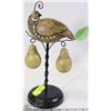 Image 1 : QUAIL AND PEAR STATUE (PARTRIDGE)