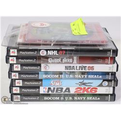BUNDLE OF 10 PLAYSTATION 2 GAMES