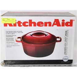 3.5 QUART KITCHENAID ENAMELED CAST IRON