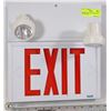 Image 1 : BEGHELLI EXIT SIGN WITH LIGHTS (NEVER USED)