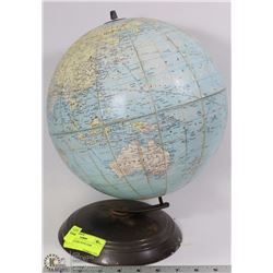 VINTAGE GLOBE WITH USSR