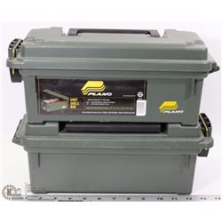 LOT OF 2 PLANO SHOTGUN SHELL CASES