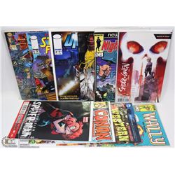 LOT OF 9 COMICS